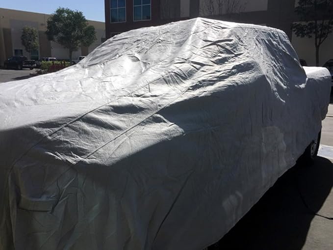 CarsCover 2006-2019 Dodge Ram 2500/3500 Crew/Mega Cab 8ft Long Bed Box Full 4 Door Truck Car Cover Heavy Duty All Weatherproof Waterproof Ultrashield