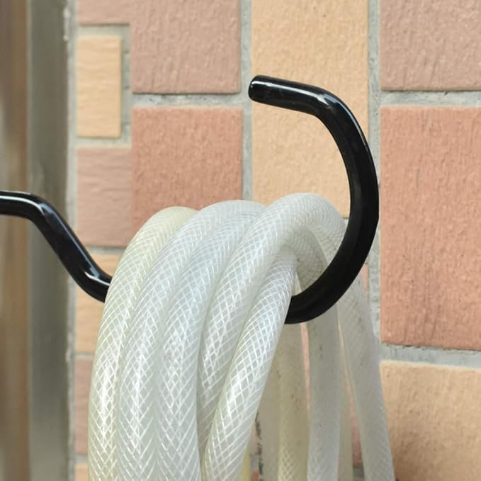 8 Inches Extra Large Mountain Bike Storage Hook Set, Heavy Duty Garage Hook Set Pack of 2