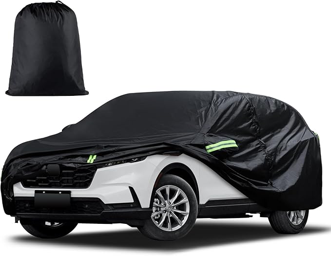 Car Cover Custom Fit for Honda CRV 1997-2026, Toyota RAV4 2006-2026, Waterproof All Weather for Automobiles Full Exterior Cover Rain Sun Snow Protector with Door Zipper