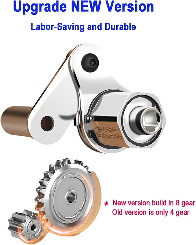 COTOUXKER Torque Multiplier, Heavy Duty Torque Multiplier Wrench Set for Lug Nut Remover 1/2 Driver 1:16 Labor Saving Wrench