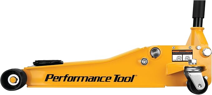 Performance Tool W1645 Professional Low-Profile Swiveling Floor Jack, 3.5-Ton Capacity, Lift Range 3-1/2-Inch to 20-1/2-Inch