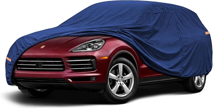 Coverlex Premium Porsche Cayenne Car Cover Waterproof All Weather, Heavy Duty Car Tarp Custom Fit for 2002-2026 Porsche Cayenne Base, S, E-Hybrid, GTS, Turbo, Turbo GT, Coupe