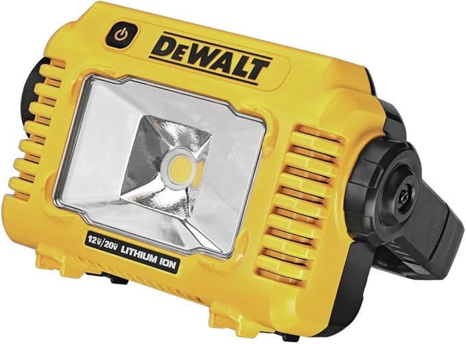 DEWALT 12V/20V MAX LED Work Light, Compact with 360 Degree Rotating Handle, 2000 Lumens of Brightness, Cordless, Bare Tool Only (DCL077B)