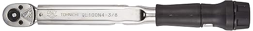 Tohnichi Adjustable Torque Wrench QL100N4-3/8 (20-100 NM) with 3/8 sq.dr.