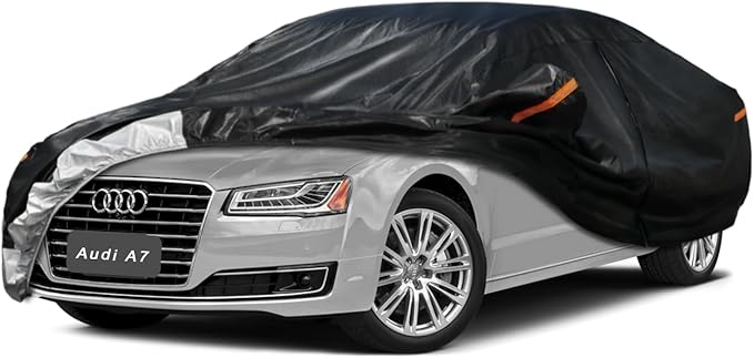 7 Layer Car Cover Custom Fit Audi A7 Sportback (2010-2025) Waterproof All Weather, Heavy Duty Outdoor Snow Sun Rain Uv Protection (Ships from US Warehouse, Delivery 3-8 Days)