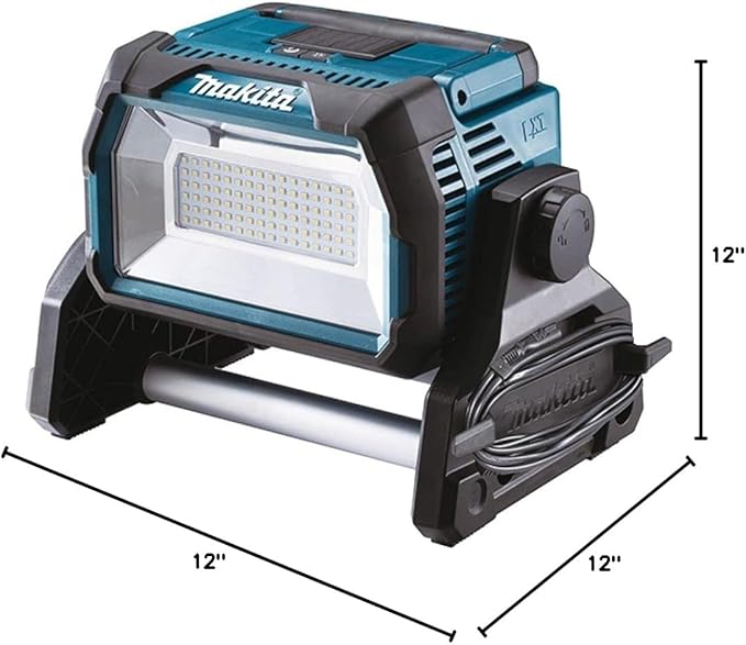 Makita DML809 18V X2 LXT® Lithium-Ion Cordless/Corded Work Light, Light Only
