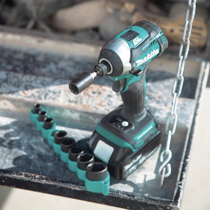 Makita E-01672 Impact XPS® 10 Pc. 3/8" Drive 6-Point SAE Impact Socket Set w/Standard Socket Adapter
