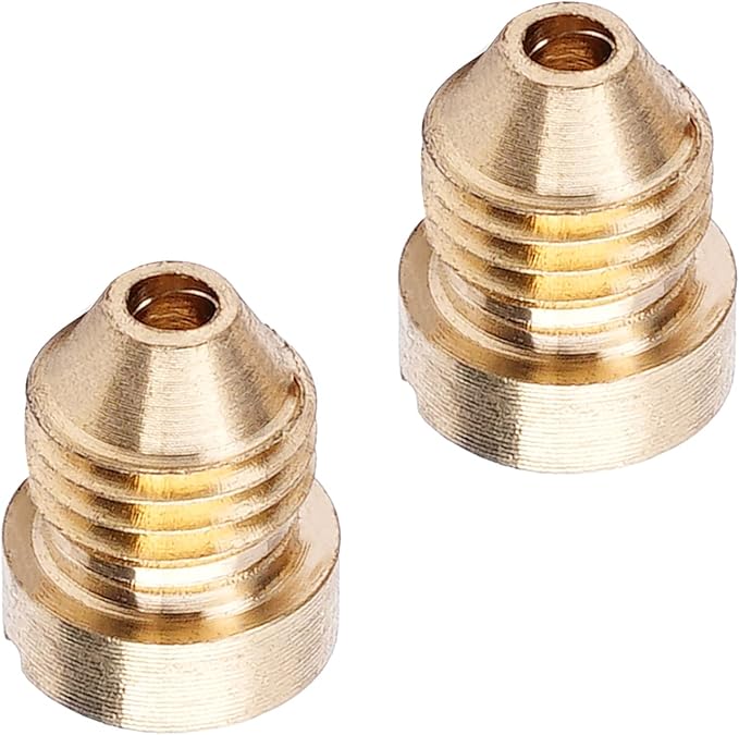 MroMax 1.4 mm Foam Cannon Orifice Nozzle Tips Brass Universal Thread Nozzle Tips 2Pcs