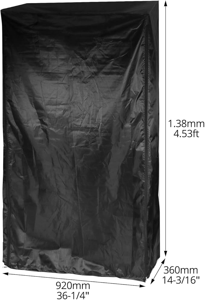 QWORK Shelf Units Cover, Heavy Duty Waterproof Wire Rack Cover for Shelf 36"x14"x 54"