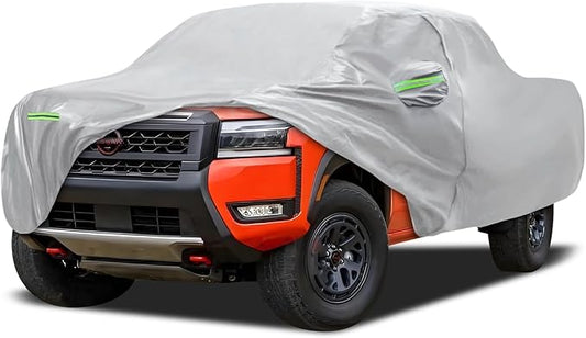 Truck Cover Fit for Nissan Frontier Short Bed, Migaven Truck Cover Waterproof All Weather Full Exterior Cover Sun Rain Protection with Door Zipper