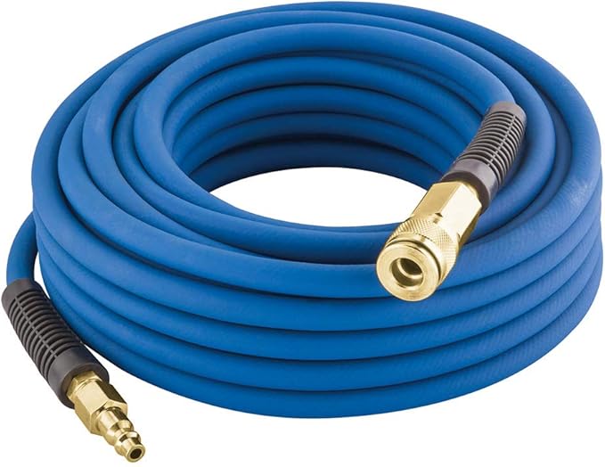 California Air Tools 2010A Ultra Quiet Air Compressor + Estwing E1450PVCR 1/4" x 50' PVC / Rubber Hybrid Air Hose Bundle