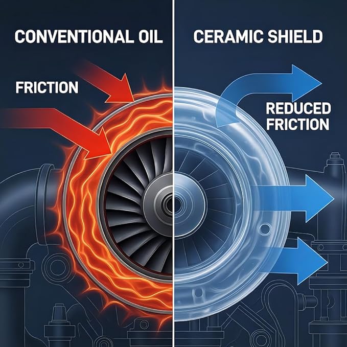 Ceramic Supercharger Oil 3-Pack (24 oz) - Value Bundle - Patented Ceramic Coating Technology - Full Synthetic 50W - Fits OEM & Aftermarket Superchargers