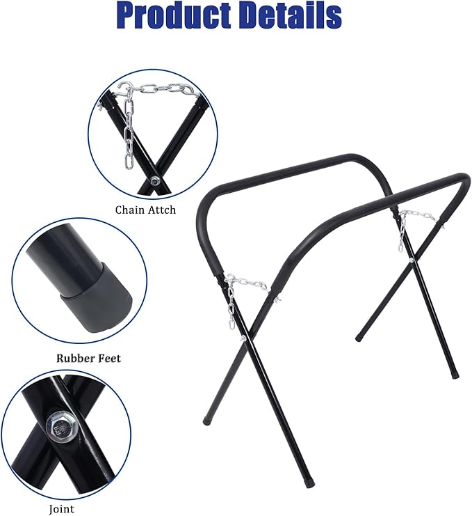 Heavy Duty Work Stand,Portable Workbench Folding Work Stand for Bumpers, Fenders, Doors & Hoods Works,Automotive Fender Stand for Garages, Repair Shops,Adjustable, Padded,750 Lbs Capacity -3Pack