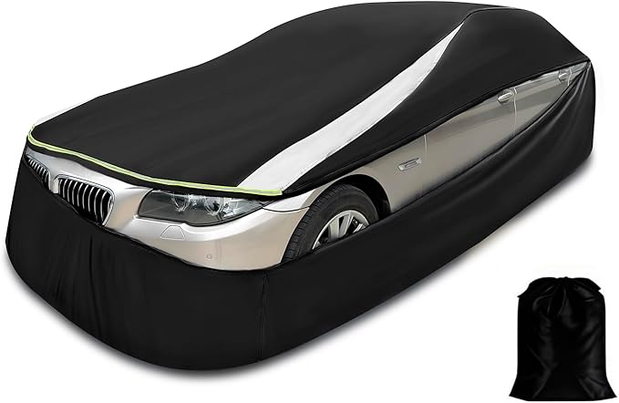 Full Enclosed SUV Car Cover Universal Fit Wrangler 4 Door/Grand Cherokee,Outback,BMW X5,Lexus RX350,Model y,Equinox,Edge,4Runner/Highlander,Pilot,Audi Q5,Infiniti QX50/55/70,Macan/Cayenne,MDX