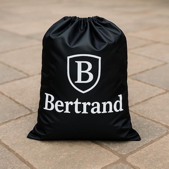 BERTRAND Premium Sedan Car Cover (185 x 71 - Size - A2) - Waterproof All Weather | Mirror Pockets + Door Zipper | Cotton-Lined | UV Protection + Reduces Hail Impact | Large Sedans