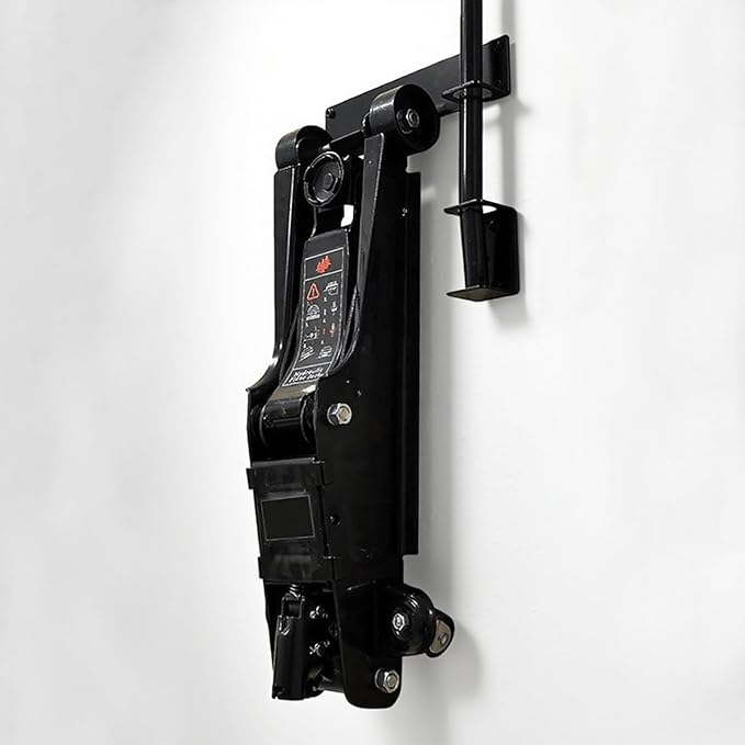 Wall Mount Floor Jack Stand Rack Organizer, Car Hydraulic Trolley Jack Stands Holder Mount Brackets Jack Stands Wall Storage Rack Tower Racing Trailer Accessories Tool