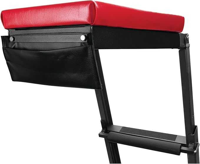Performance Tool W85038 High Top Adjustable Creeper to Work On Vehicles, Black/Red, 45-66-inch Height