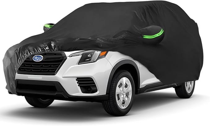 Proadsy Car Cover Compatible with Subaru Forester 1997-2024 2025 2026 Windproof All Weather Waterproof Sun Rain UV Dust Snow Protection Outdoor Covers