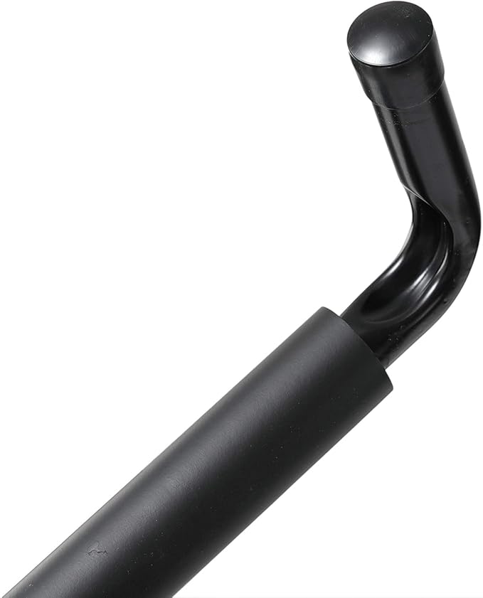 Ihomepark Overhead Garage Storage Hooks, Heavy Duty Ceiling Mounted Garage Utility Hanging Rack for Lumber Bike Tools, Black