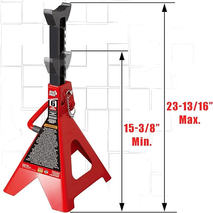 Big RED Car Jack Stands