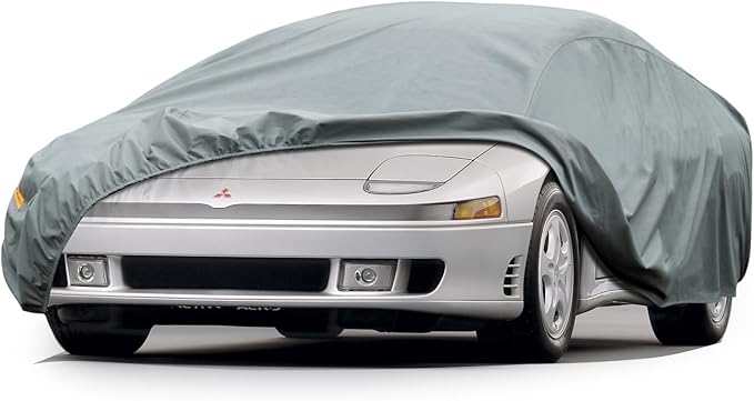 Kayme Heavy Duty Car Cover Custom Fit Mitsubishi GTO (1990-2005) Waterproof All Weather for Automobiles, Full Exterior Covers Sun Rain UV Protection.（Deliver About 3-10 Days）