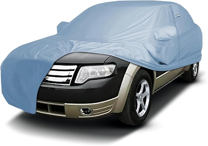 iCarCover Premium Car Cover for 1996-2019 Ford Taurus Sedan Heavy Duty Waterproof All-Weather Automobiles Custom Fit Indoor Outdoor UV Snow Protection Covers with Straps and Bag