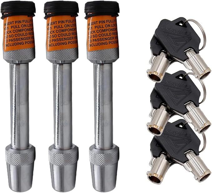 Blue Ox BX88101 two 1/2 locks and one 5/8 Lock Kit , Orange