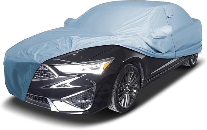 iCarCover Premium Car Cover for 2013-2022 Acura ILX Heavy Duty Waterproof All-Weather Automobiles Custom Fit Indoor Outdoor UV Snow Protection Covers with Straps and Bag
