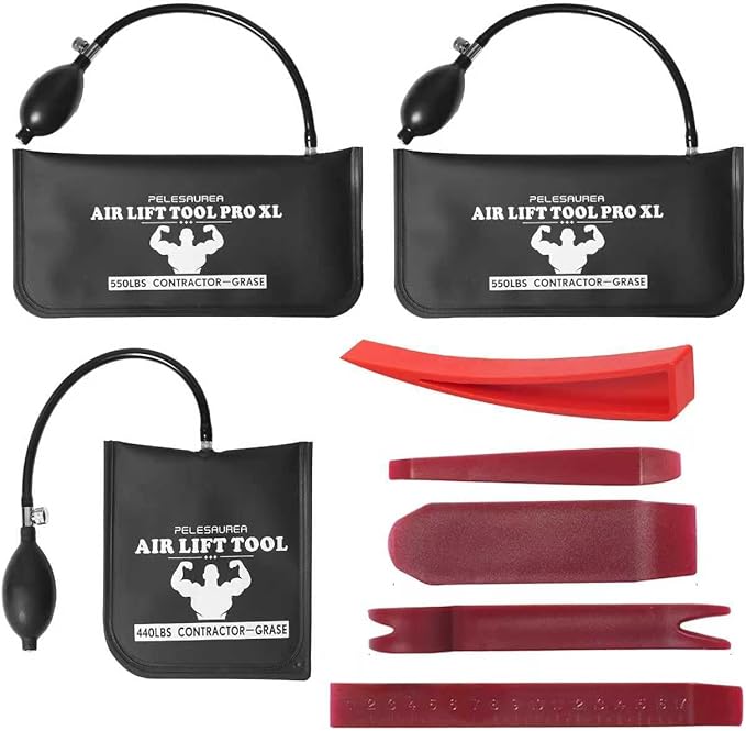 Air Wedge Bag, Professional Air Wedge Pump Leveling Kit (005)