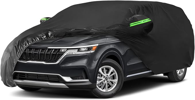 Proadsy Car Cover Custom Fit for Kia Carnival 2022-2025 2026, Waterproof All Weather for Automobiles, Full Exterior Cover Rain Snow Sun Protector Indoor Outdoor Car Cover