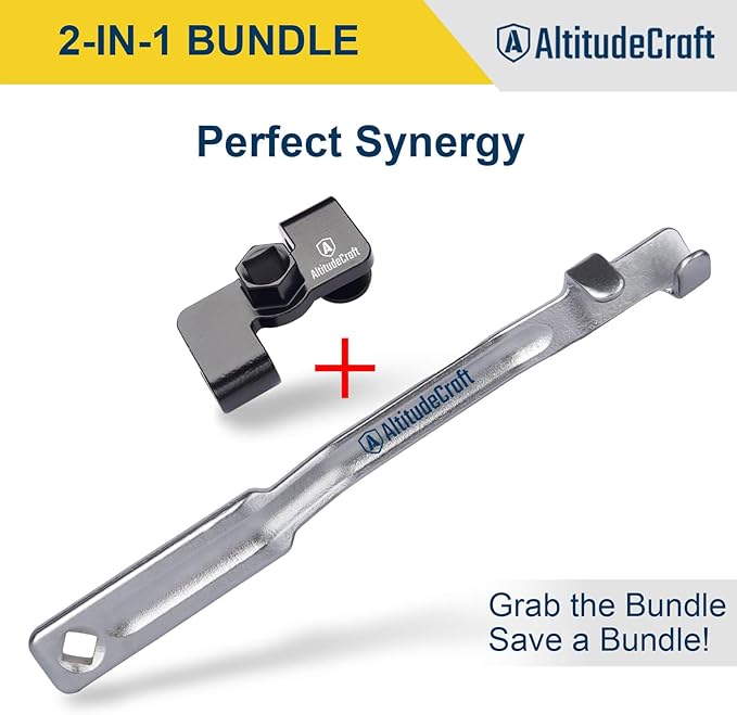 Wrench Extender & Wrench Extender Tool Bar Set, 1/2" Drive & 13.5" Wrench Extension, Extension Wrench