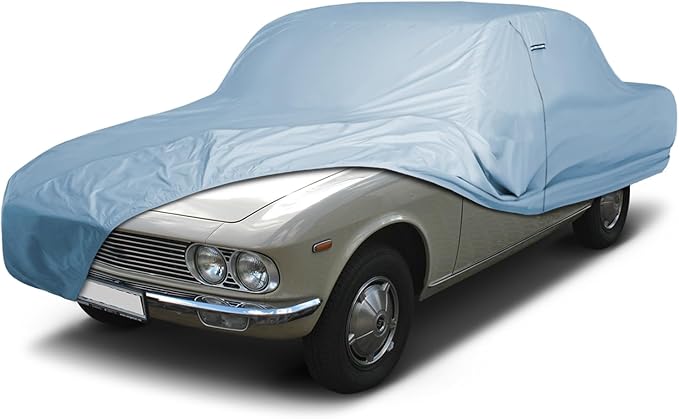 iCarCover Premium Car Cover for 1970-1971 Mazda 1800 Heavy Duty Waterproof All-Weather Automobiles Custom Fit Indoor Outdoor UV Snow Protection Covers with Straps and Bag