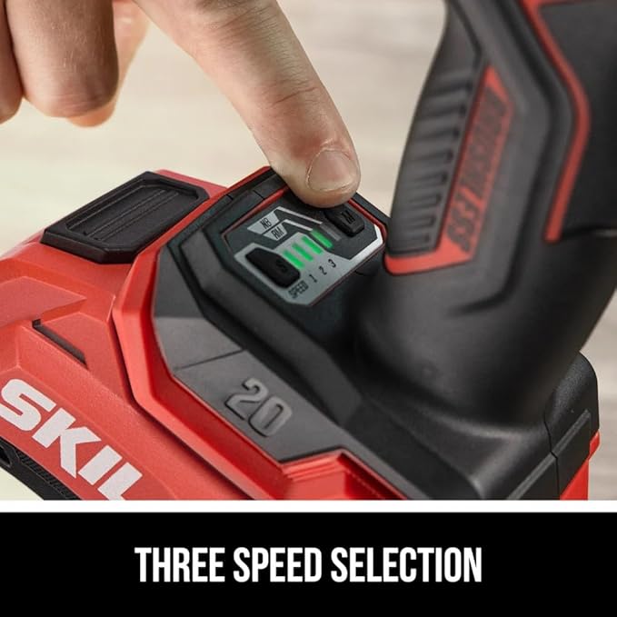 SKIL PWR CORE 20 Brushless 20V 1/2-Inch Mid-Torque Impact Wrench Tool Only- IW5761B-00