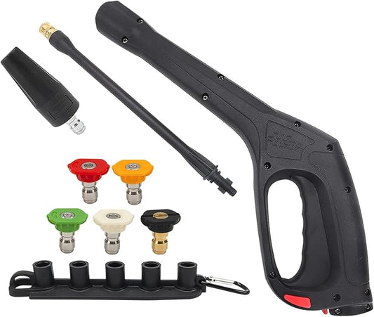 Bear Force Replacement Pressure Washer Spray Gun with Turbo Nozzle & 5 Spray Nozzle Tips, Compatible with Portland Husky Ford Pulsar ShopForce Taskforce Powerwasher