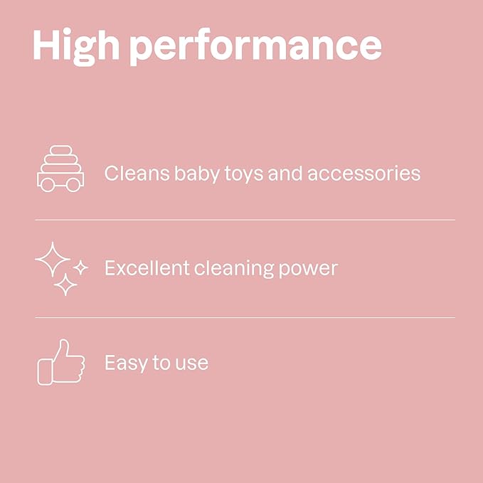 ATTITUDE Baby & Kids Toy Cleaner Spray, EWG Verified, Multi-Surface Cleaner for Toys, High Chairs & Play Areas, Naturally Derived, Vegan, Unscented, 27.1 Fl Oz