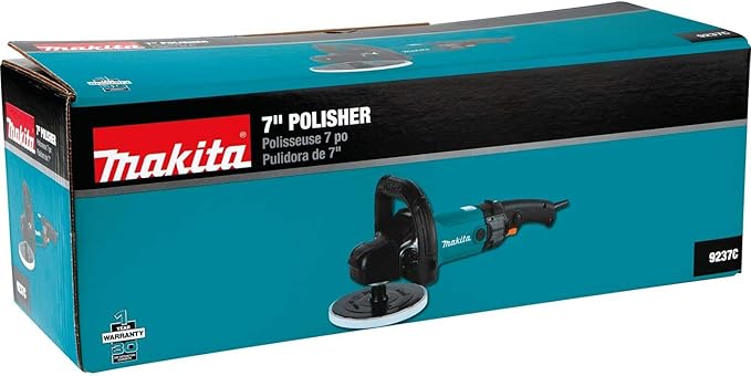 Makita 9237C 7" Polisher, Blue