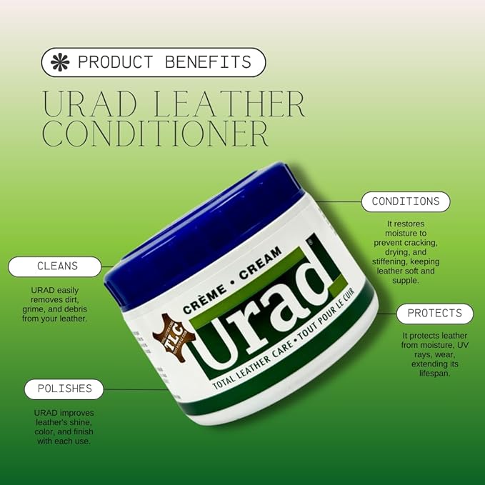 Leather Conditioner 7oz Blue – Premium Conditioning and Color-Reviving Leather Cream for Blue Leather Shoes, Bags, Furniture, and More!