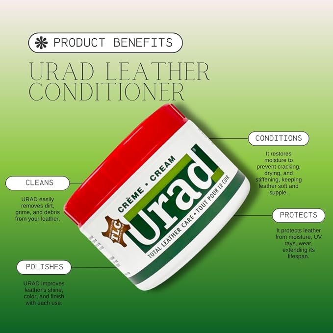 Leather Conditioner 7oz (200g) Red – Compact, Color-Enhancing Leather Care for Red Shoes, Bags, Jackets, and Accessories