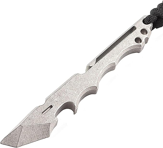 Titanium Pry Bar Multifunctional EDC Pry Tool with Pocket Clip and Bottle Opener