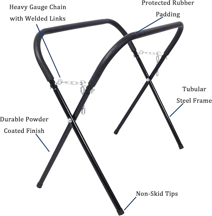 Heavy Duty Work Stand,Portable Workbench Folding Work Stand for Bumpers, Fenders, Doors & Hoods Works,Automotive Fender Stand for Garages, Repair Shops,Adjustable, Padded,750 Lbs Capacity -3Pack