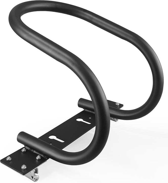 Heavy-Duty Steel 7" E-Track Motorcycle Wheel Chock,Adjustable Front Tire Stop for E-Track & X-Track Systems for Trailer & Cargo Transport Use (1 Pack)