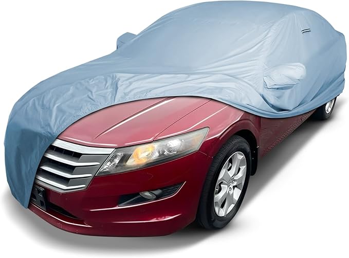 iCarCover Premium Car Cover for 2010-2011 Honda Accord Crosstour Heavy Duty Waterproof All-Weather Automobiles Custom Fit Indoor Outdoor UV Snow Protection Covers with Straps and Bag