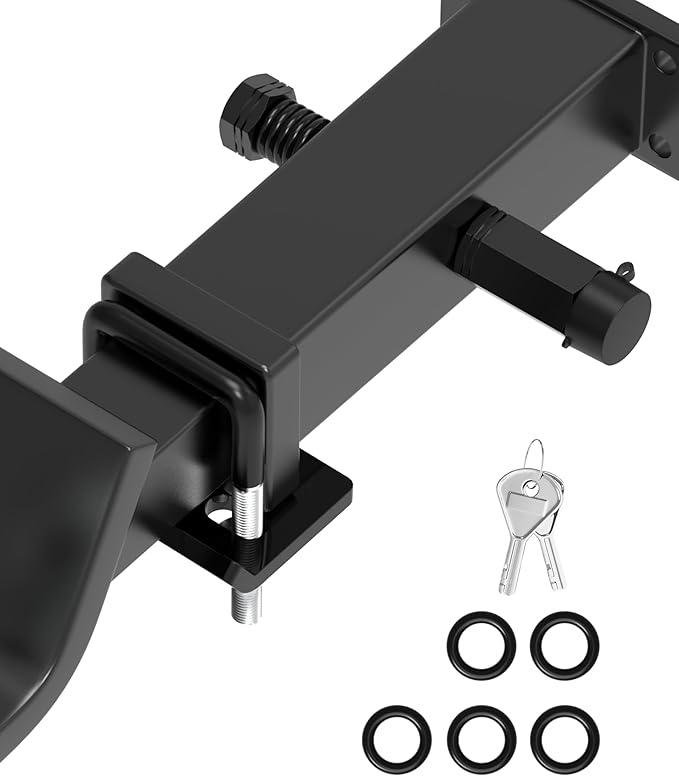 DEEAGLE Trailer Lock Set and Anti Rattle Hitch Pin Kit (2 inch)