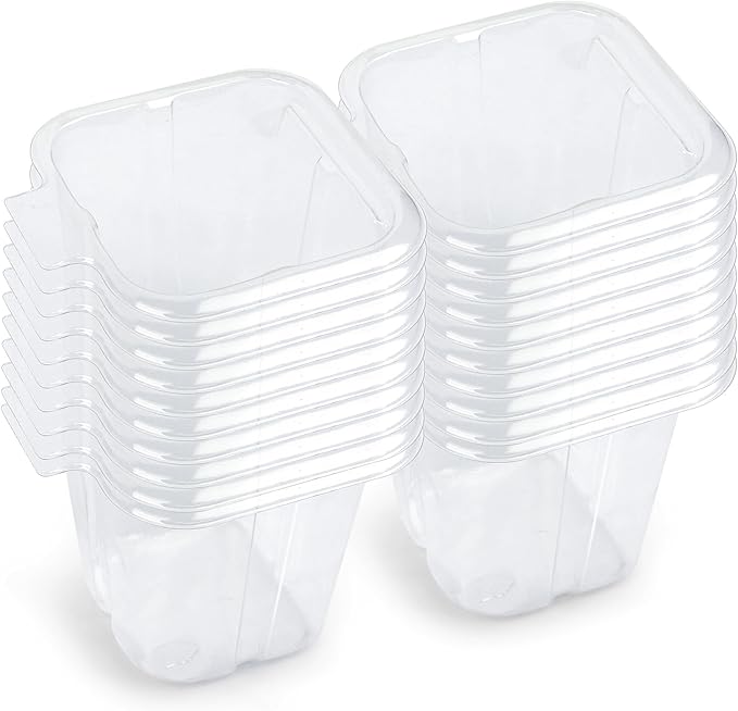 Voomey 20pack Paint Pail Liners, Plastic Disposable Bucket Liner Set for Paint Cups,Holds Up to A 16 oz. of Paint or Stain (Only Applicable to VOOMEY 4 inch Paint Cup)