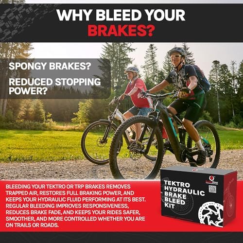 BleedZone Basic Brake Bleeder Kit Compatible with Tektro TRP Brakes, MTB