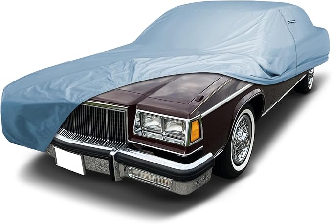 iCarCover Premium Car Cover for 1977-1984 Buick Electra Heavy Duty Waterproof All-Weather Automobiles Custom Fit Indoor Outdoor UV Snow Protection Covers with Straps and Bag