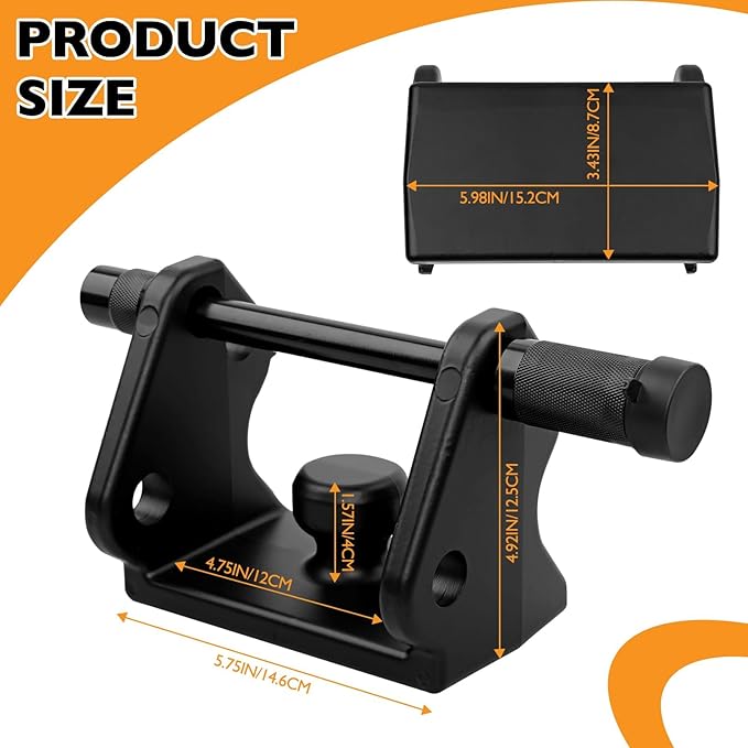 HQPASFY Trailer Hitch Lock, Trailer Coupler Lock with Pin, Heavy-Duty Coupler Lock Model Tl-33 Trailer Lock,Fits Over 2" to 2-5/16" Couplers - Black