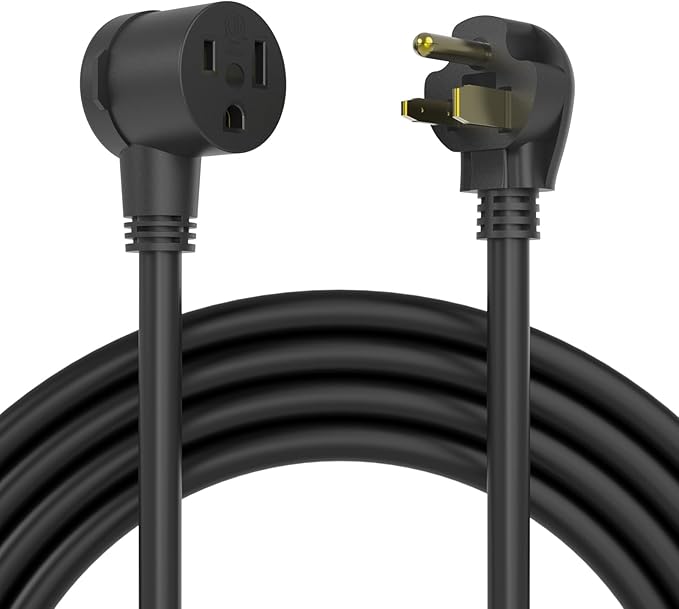 YESWELDER 50ft 250 Volt Welder Extension Cord 10 AWG Power Extension for Welding Machines, NEMA 6-50P to 6-50R