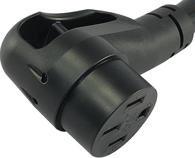 Conntek 15304 15-Feet, 50-Amp RV Extension Cord with Ergo Grip and Power Light Indicator