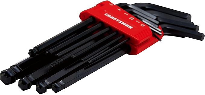 CRAFTSMAN Hex Key Allen Wrench Set with Ball-End, MM, 10 Piece (CMHT26029)
